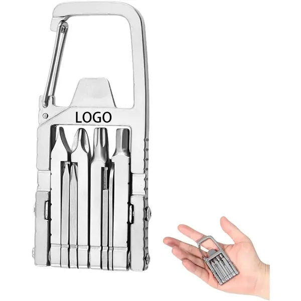 13-in-1 Keychain Multitool with Phone Stand
