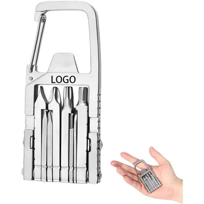 13-in-1 Keychain Multitool with Phone Stand