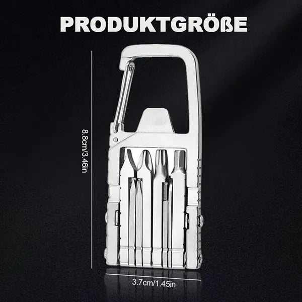 13-in-1 Keychain Multitool with Phone Stand