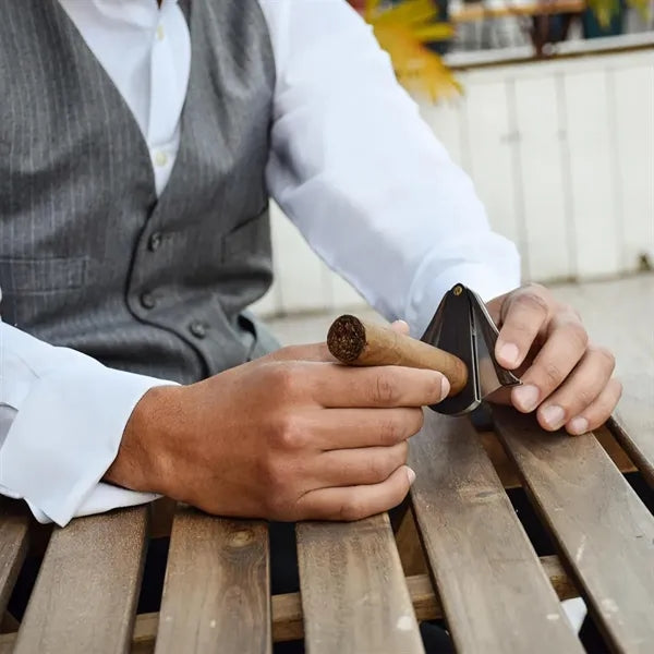 Stainless Steel Wood Cigar Cutter