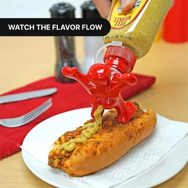 Novelty Sauce Bottle Top Dispenser