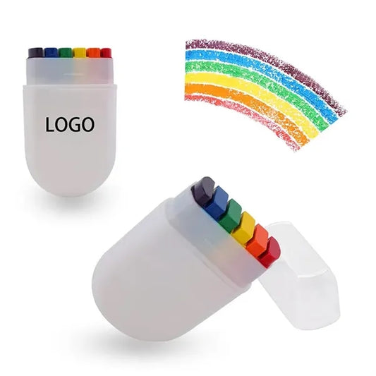 6-Color Rainbow Face Paint Stick