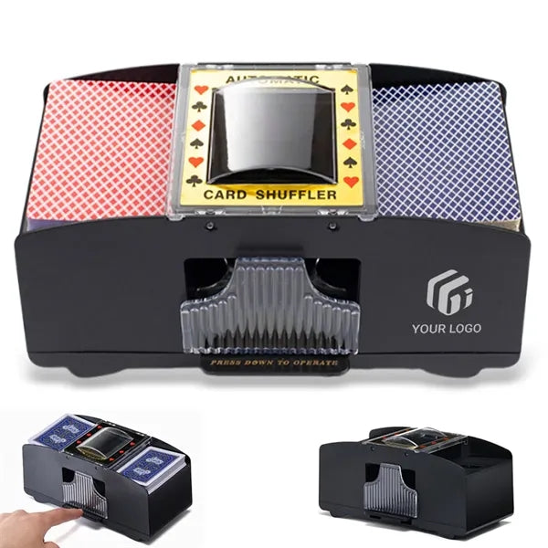 Travel home casino poker bridge game automatic card shuffler