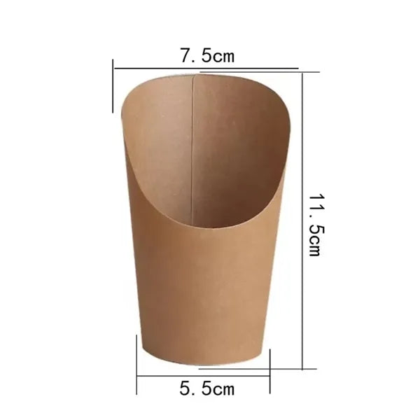 12oz Kraft French Fry Cup