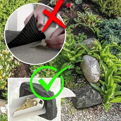 Outdoor Fake Rock Key Hider Safe