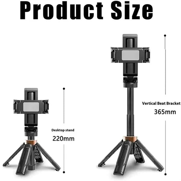 Pocket Flex Portable Flipping Flexible Tripod Selfie Stick