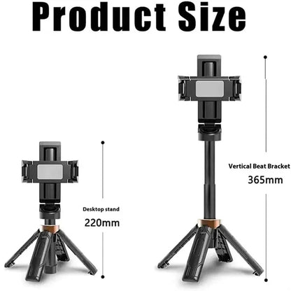 Pocket Flex Portable Flipping Flexible Tripod Selfie Stick