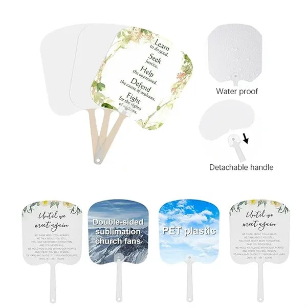 Double-Sided Sublimation Fans Blank