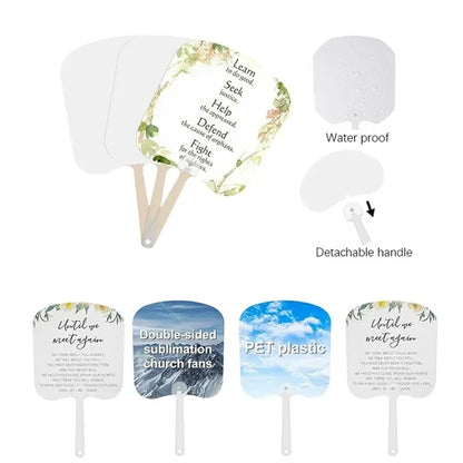 Double-Sided Sublimation Fans Blank
