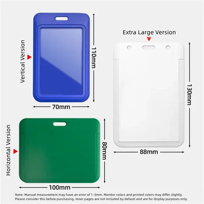 Sliding Badge Holder With Clear Window