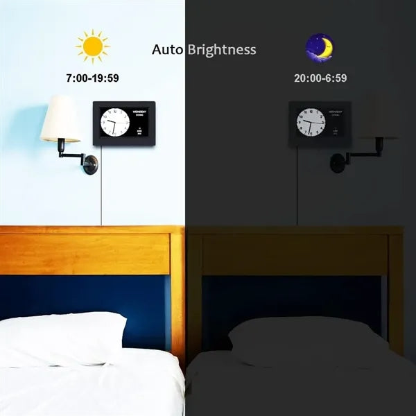 Digital Calendar Alarm Clock Picture Frame