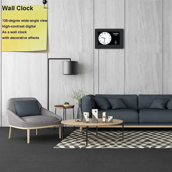 Digital Calendar Alarm Clock Picture Frame