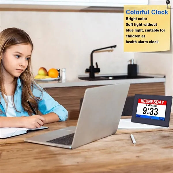 Digital Calendar Alarm Clock Picture Frame