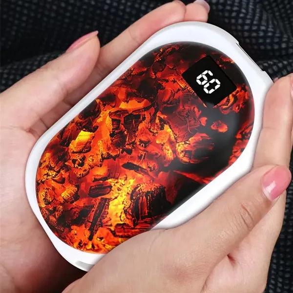 Rechargeable Hand Warmer with Charcoal-burning Effect