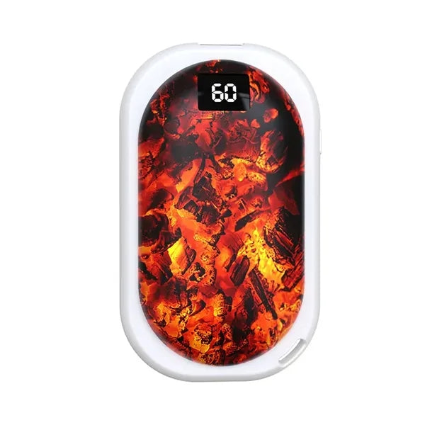 Rechargeable Hand Warmer with Charcoal-burning Effect