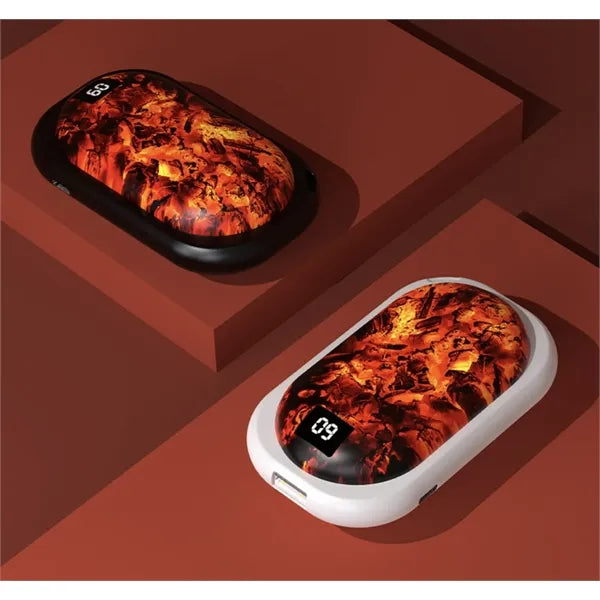 Rechargeable Hand Warmer with Charcoal-burning Effect
