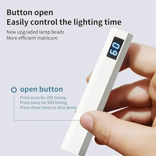 Portable LED UV Nail Lamp Quick Gel Dryer