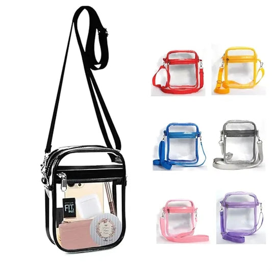 Stadium Approved Clear Crossbody Bag for Events
