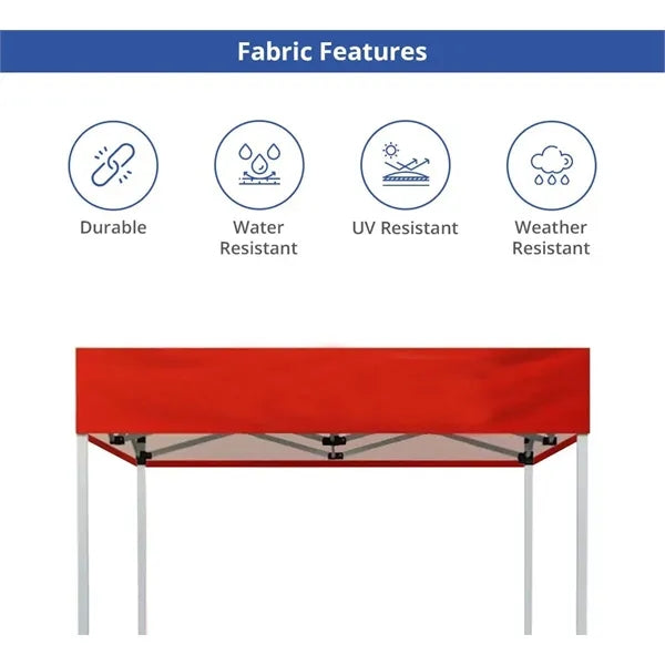 Premium 6 Ft Aluminum Canopy Tent with Frame & Topper