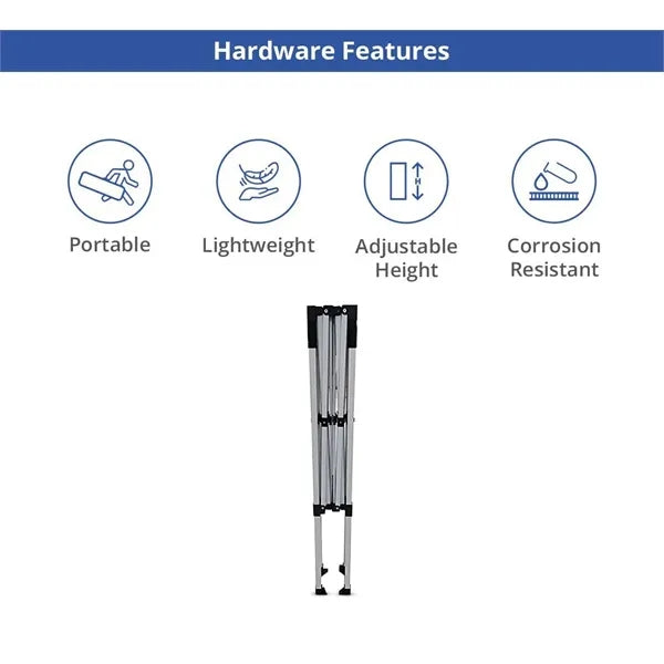 Premium 6 Ft Aluminum Canopy Tent with Frame & Topper