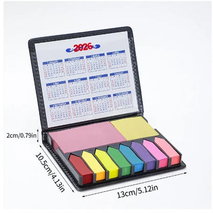 Self-Adhesive Memo Pad Sticky Note Set 2026 Calendar