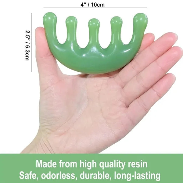 Premium Resin Scalp Massage Tool Head Massager