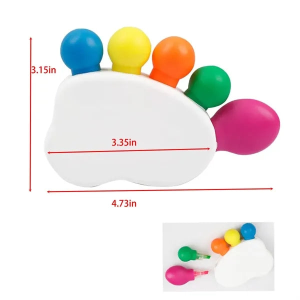 Five Colors Highlighter Marker Pen
