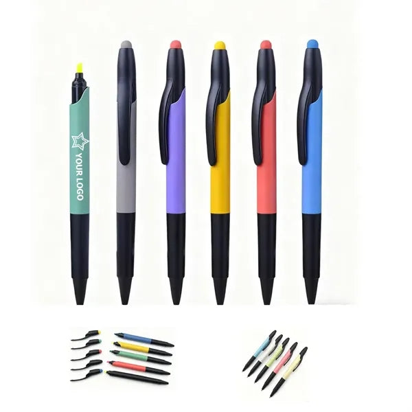 Promotional Stylus Pen with Highlighters