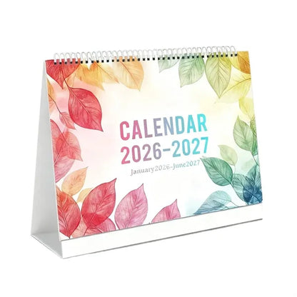 Full Color Standing Spiral Desk Calendar