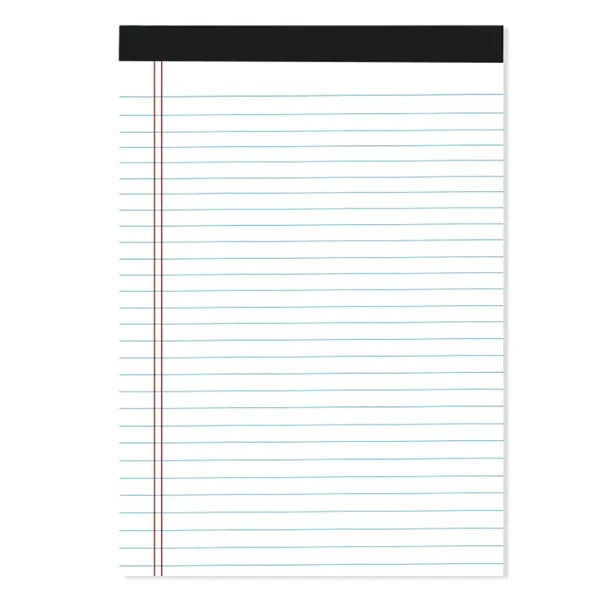 Tearable Multi-Color Perforated Lined Notepad