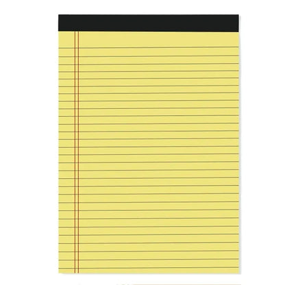 Tearable Multi-Color Perforated Lined Notepad