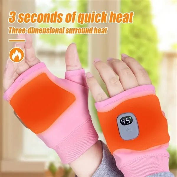 Portable Smart Thermostatic Electric Heated Gloves
