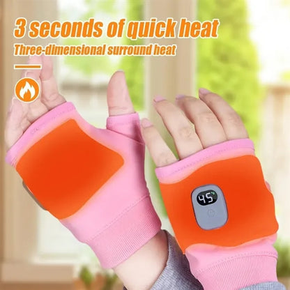 Portable Smart Thermostatic Electric Heated Gloves