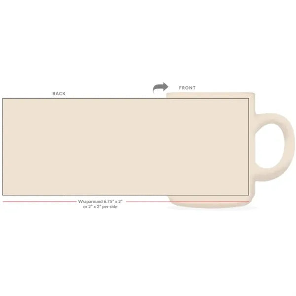 Custom Full Color Printing 11oz White Mugs