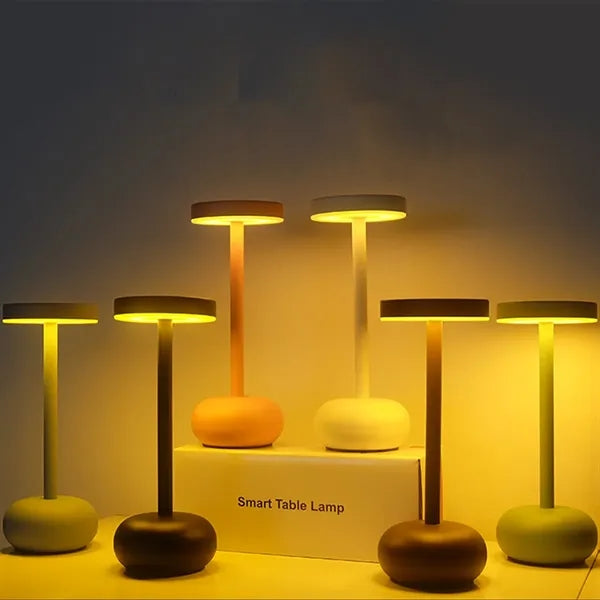 LED Rechargeable Metal Table Lamp
