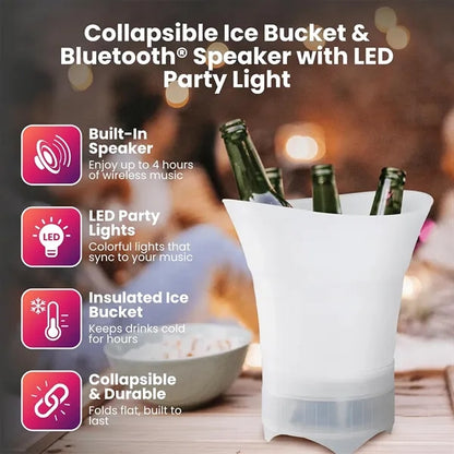 LED Bluetooth Speaker Ice Bucket