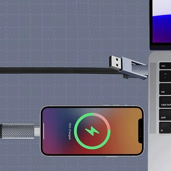 4 In 1 Lanyard Keychain Magnetic Fast Charging Data Cable