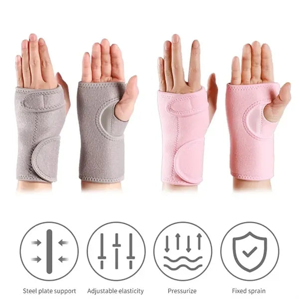 Wrist Support Brace With Steel Plate