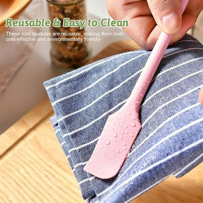 Mini Silicone Spatula Set for Jars and Bottles
