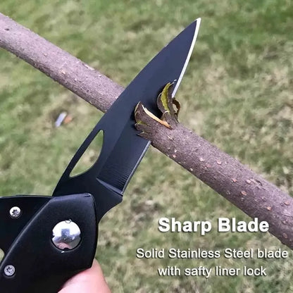 Multitool Carabiner with Folding Pocket Knife