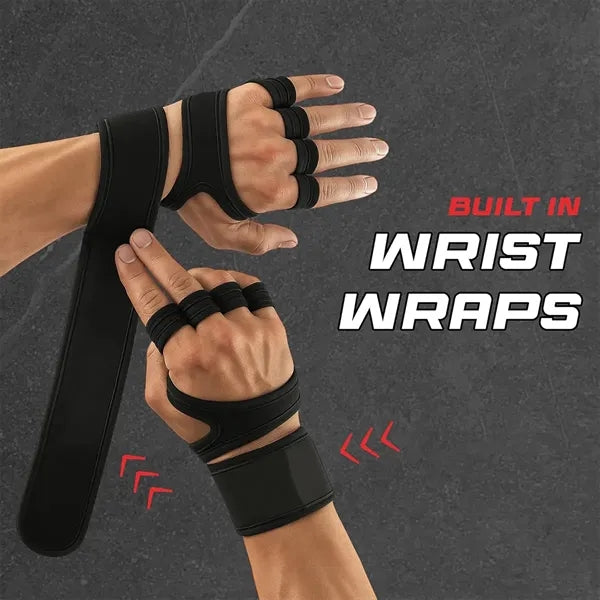 Gym Weight Lifting Gloves with Wrist Support