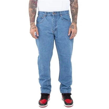 Shaka Wear Men's Raw Denim Straight-Leg Jean Pant