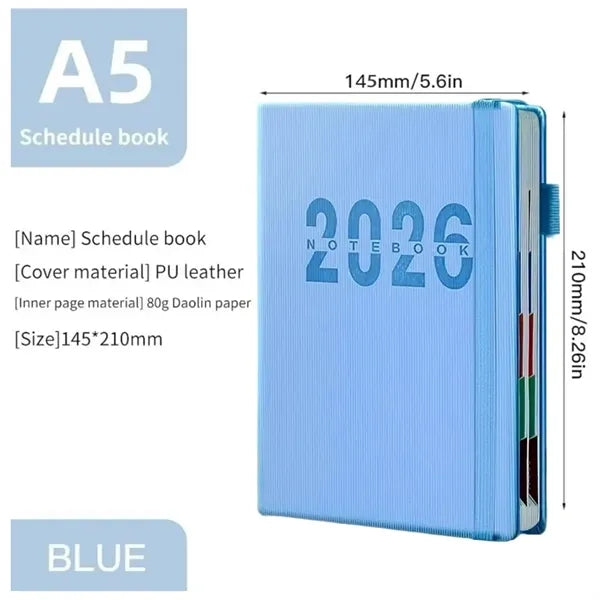 A5 Size Hardcover Calendar Planner