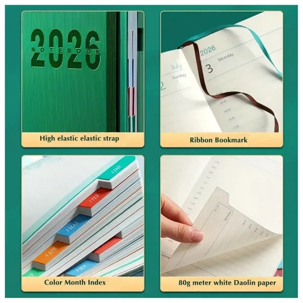 A5 Size Hardcover Calendar Planner