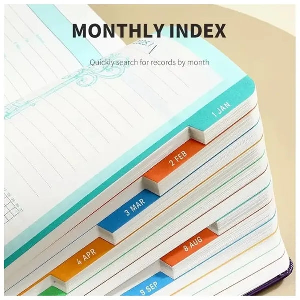 A5 Size Hardcover Calendar Planner