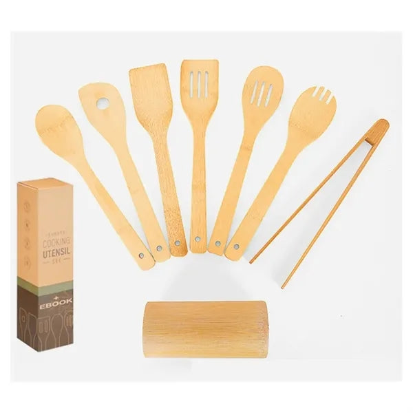 Bamboo Cooking Utensil Set