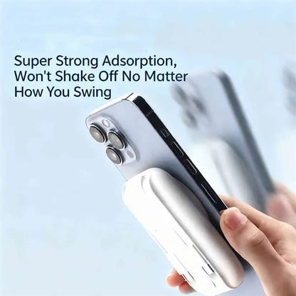 Magnetic Power Bank with Cables and Stand