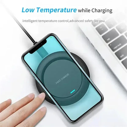 15W Wireless Charger Fast Charging Pad for iPhone