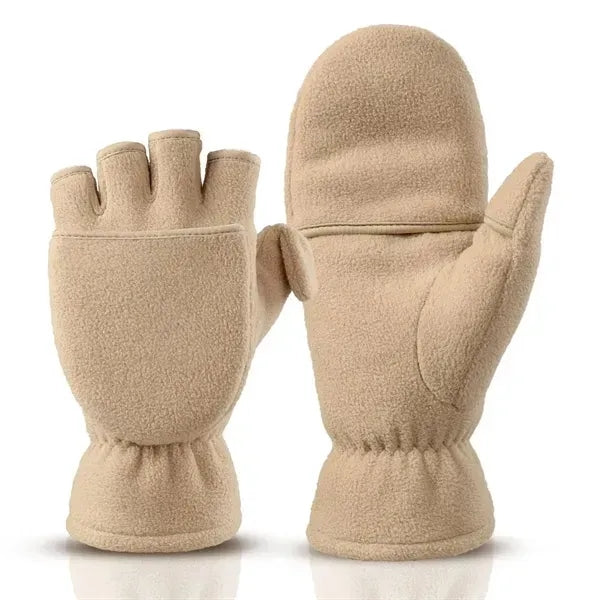 Winter Fingerless Convertible Gloves