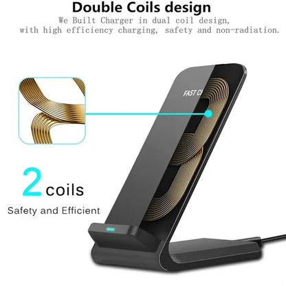 Universal 15W Wireless Charger Phone Stand Holder
